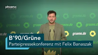 Pressekonferenz von B'90/Grüne mit Felix Banaszak und Einordnung von Prof. Volker Kronenberg