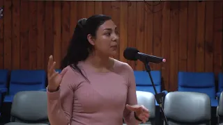 NOELIA NUÑEZ: BANCA DEL VECINO POR RECLAMO DE AGUA POTABLE