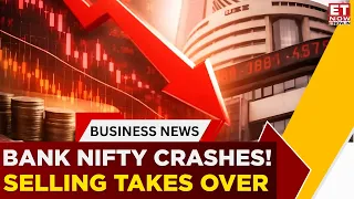 Dalal Street Cracks! Bank Nifty Sinks 700 Points As Trump Tariff Fears Hit Markets | ET Now
