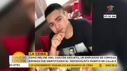 Como Melvin Joel Chacón, fue identificado motociclista que falleció en la Calle 8 en La Ceiba