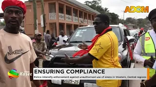 Police intensify enforcement against unauthorised use of sirens in Western, Central regions