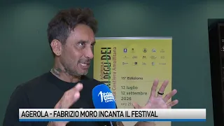 Agerola, Fabrizio Moro racconta 25 anni di musica d'autore