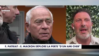 Xavier Iacovelli in tears following the death of François Patriat, a man who had "no enemies"