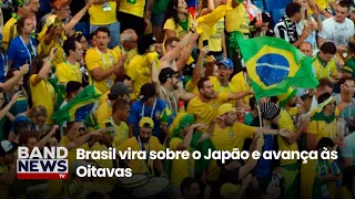 Brazil stages comeback against Japan and advances to the Round of 16 | BandNews TV