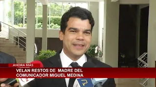 Funeral services held for mother of broadcaster Miguel Medina