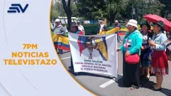 Ciudadanos y organizaciones sociales marchan en apoyo a la fiscal Diana Salazar | Televistazo