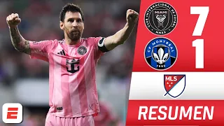LA NOCHE DE LIONEL MESSI. PÓKER y GOLEADA del INTER MIAMI ante MONTREAL de Alexis Sánchez | MLS