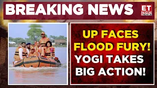 UP Flood Alert! Swollen Rivers Drown Homes, Temples Collapse Amid Relentless Rains | ET Now