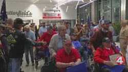 Veterans welcomed home from Honor Flight Mission 24