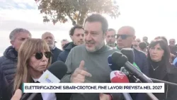 ELETTRIFICAZIONE SIBARI - CROTONE, FINE LAVORI PREVISTA NEL 2027