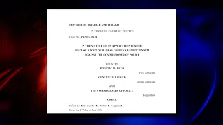 Judge Declines Immediate Habeas Corpus Application For Hadeeds