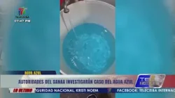 Autoridades del SANAA investigarán caso del agua azul en La Ceiba
