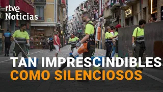 SAN FERMÍN 2026 | INVISIBLE HEROES: The WORK that brings back NORMALITY every day | RTVE News