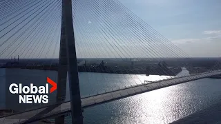 Canada marks Gordie Howe bridge opening amid trade tensions
