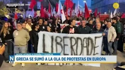 Grecia se sumó a la ola de protestas en Europa │N20:30│22-10-26