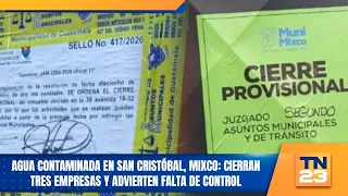Contaminated Water in San Cristobal, Mixco: Three Companies Shut Down Amid Lack of Oversight