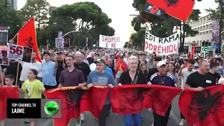 Top Channel/ Protesta e 56-të, aktivisti: Të hënën përpara Kuvendit, ka seancë plenare. Do të…