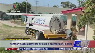 COPECO and SANAA supply water to sectors of La Ceiba
