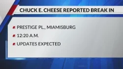 Reported breaking and entering at Chuck E. Cheese