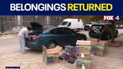 Apartment residents get belongings back after 8 month wait