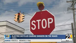 Electric bicycles causing dangers on the roads