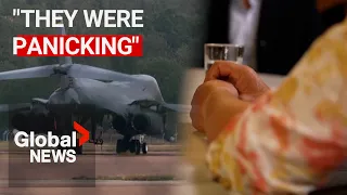 UK farmer who spotted suspects speaks out after arrests made at US-run RAF airbase