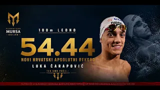 Novi apsolutni rekord osječkog plivača Čarapovića na EP u Parizu