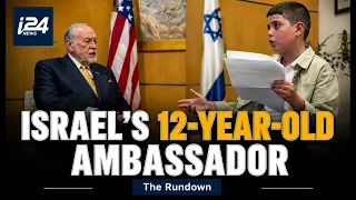 12-year-old Amitai goes viral after impressing US Amb. Huckabee