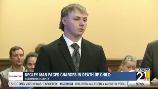 Negley man faces charges in death of child