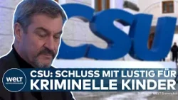 HÄRTERES JUGENDSTRAFRECHT: CSU will kriminelle Kinder konsequent richten! Täter unter 14 vor Gericht