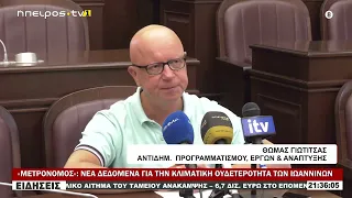 «ΜΕΤΡΟΝΟΜΟΣ» ΝΕΑ ΔΕΔΟΜΕΝΑ ΓΙΑ ΤΗΝ ΚΛΙΜΑΤΙΚΗ ΟΥΔΕΤΕΡΟΤΗΤΑ ΤΩΝ ΙΩΑΝΝΙΝΩΝ