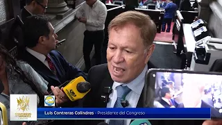 El Pdte. Luis Contreras en declaraciones se refiere al dialogo sore el precio de combustibles.3-9-26