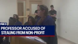 Biology professor accused of stealing from non-profit