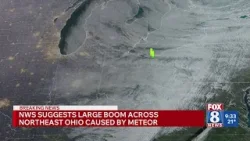 Loud boom caused by suspected meteor: NWS