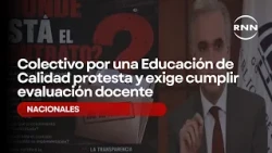 Quality Education Collective protests and demands compliance with teacher evaluations