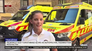 Feltehetőleg elaludt a buszsofőr, aki 12 ember halálát okozta az M3-as autópályán - HírTV