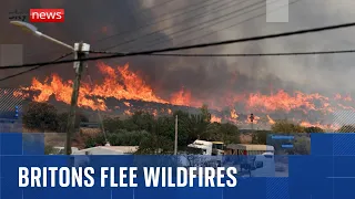 'Horrible': Spain locals describe 'chaos' evacuating wildfire