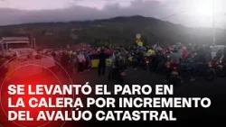 Se levantó el paro en La Calera tras bloqueos nacionales en Colombia Se levantó el paro en La Calera tras bloqueos nacionales en Colombia