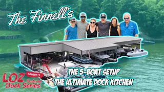 The ULTIMATE 5-Boat Party Dock at Lake of the Ozarks!