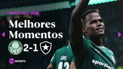 PALMEIRAS VENCEU O BOTAFOGO E  ARIAS ANOTOU SEU PRIMEIRO GOL PELO VERDÃO! I PALMEIRAS 2 X 1 BOTAFOGO