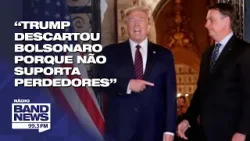 'Trump descartou Bolsonaro porque não suporta perdedores', diz ex-embaixador dos EUA
