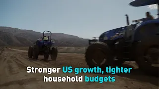 US growth, tighter household budgets