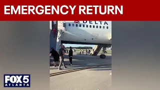 Fumes force slide evacuation on Delta flight in Atlanta | FOX 5 News
