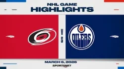 NHL Highlights | Hurricanes vs. Oilers - March 6, 2026