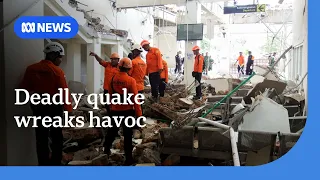 Deadly earthquake strikes near tourist hotspot in Indonesia | ABC NEWS