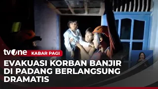 Evakuasi Korban Banjir di Padang Berlanjut Sampai Malam, Tim SAR Gabungan Terjunkan Perahu Karet