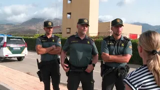 Miraculous rescue of a British couple trapped in a ravine by the Almería wildfire