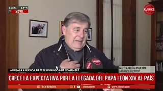 Crece la expectativa por la llegada del papa León XIV al país - 23/09/26