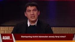 Startapning kichik biznesdan asosiy farqi nima? I AGAR (12.02.2026) Startapning kichik biznesdan asosiy farqi nima? I AGAR (12.02.2026)