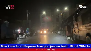 Men kijan lari pòtoprens leve pou jounen Lendi 10 out 2026 la